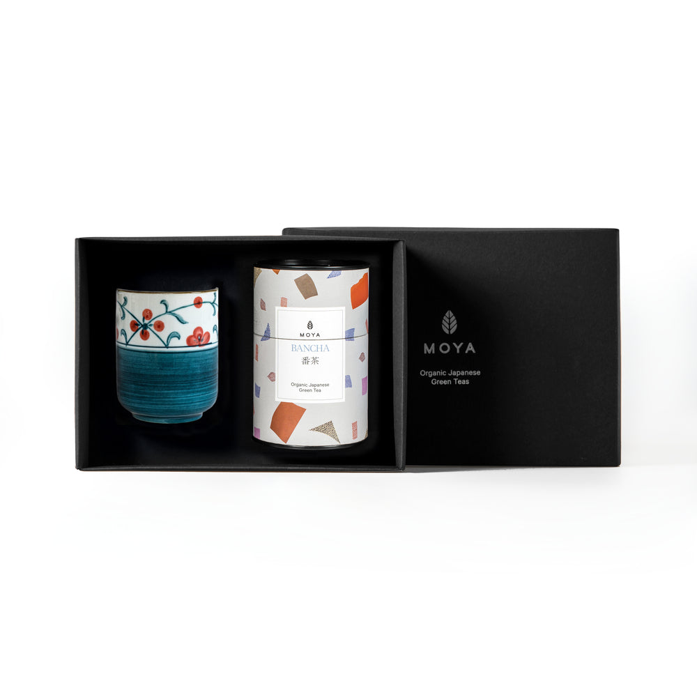 Moya tea & Sanza mug Organic leaf tea set
