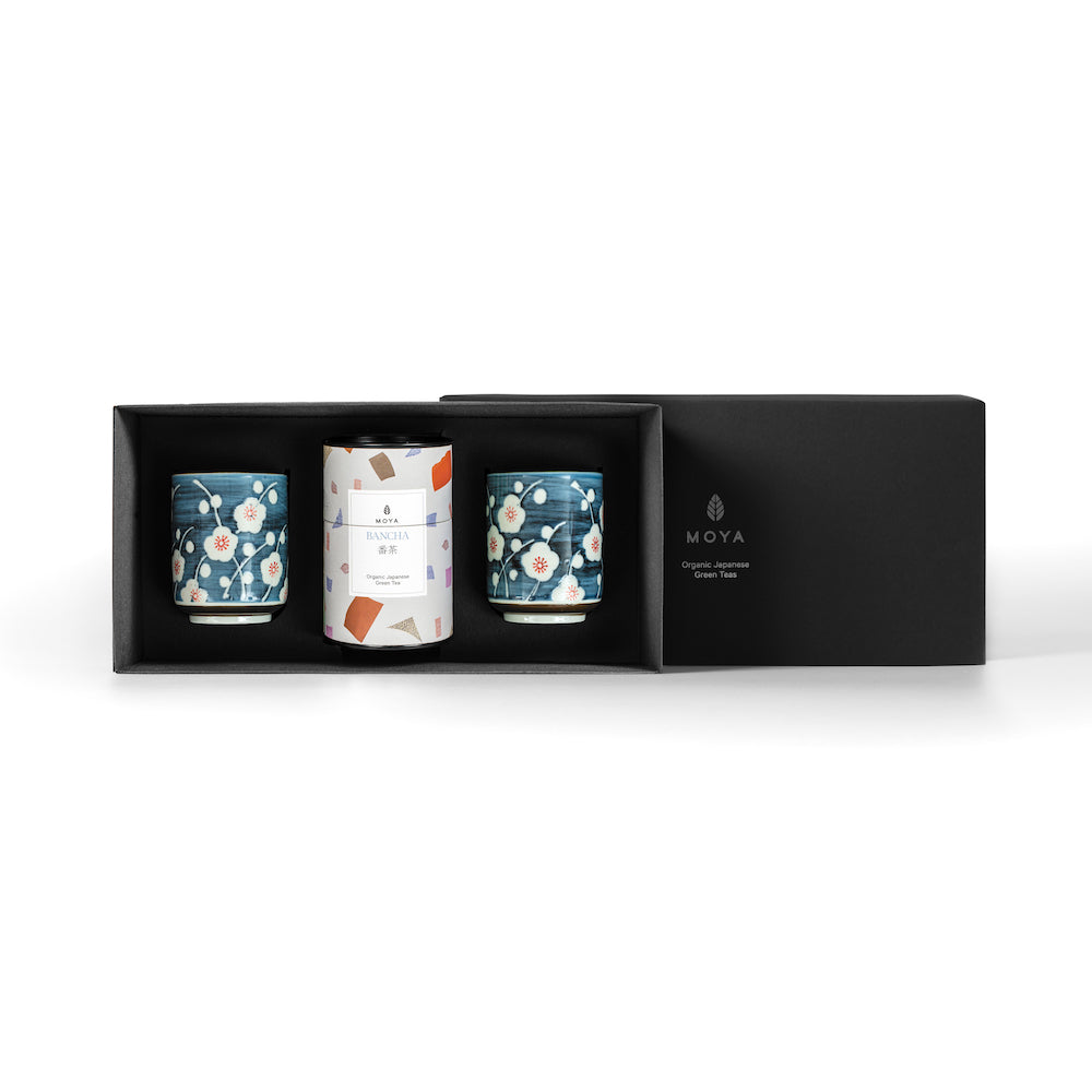 Moya tea & 2 Sogen mug Organic leaf tea set