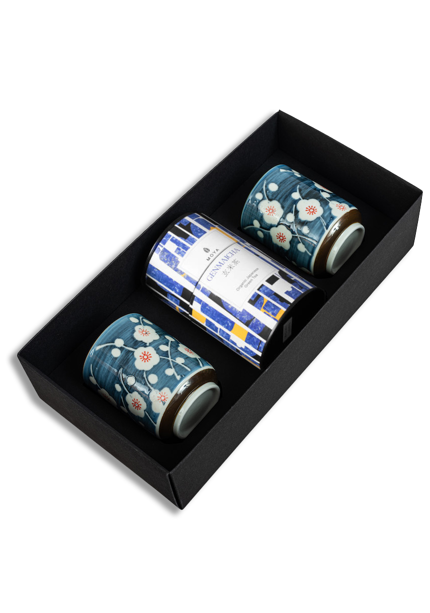 Moya tea & 2 Sogen mug Organic leaf tea set
