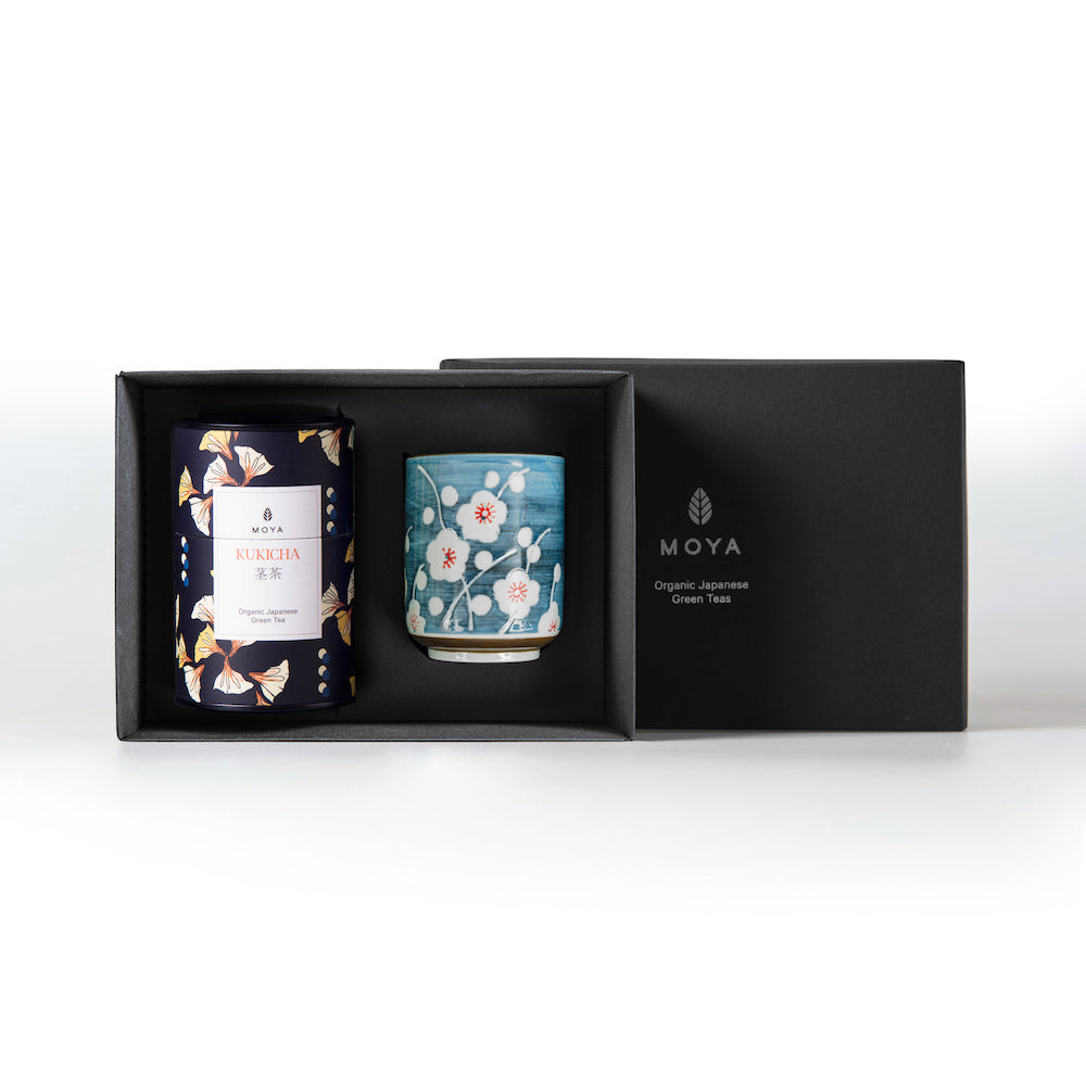 Moya tea & Sogen mug Organic leaf tea set