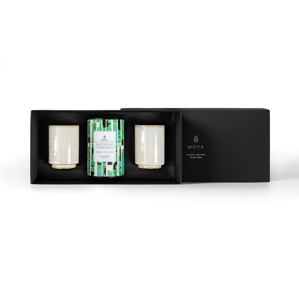 Moya tea & 2 Josei mugs Organic leaf tea set