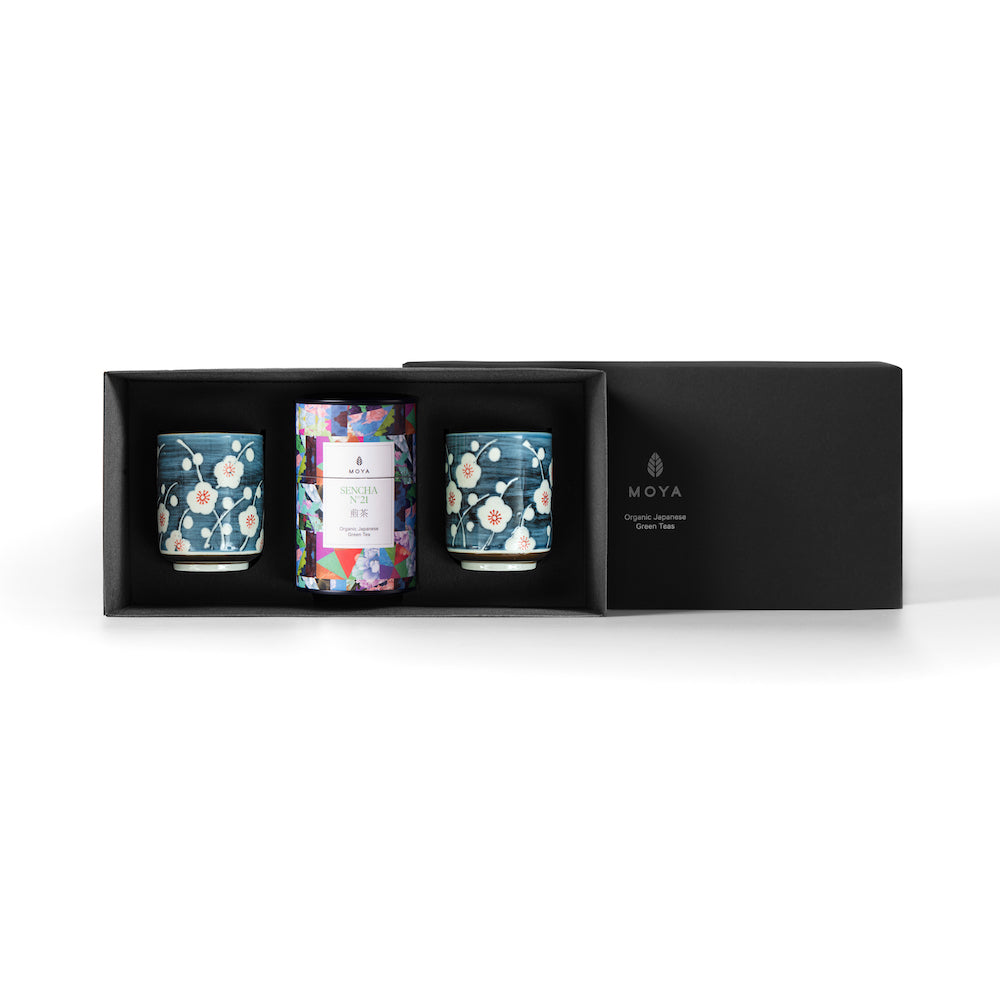 Moya tea & 2 Sogen mug Organic leaf tea set
