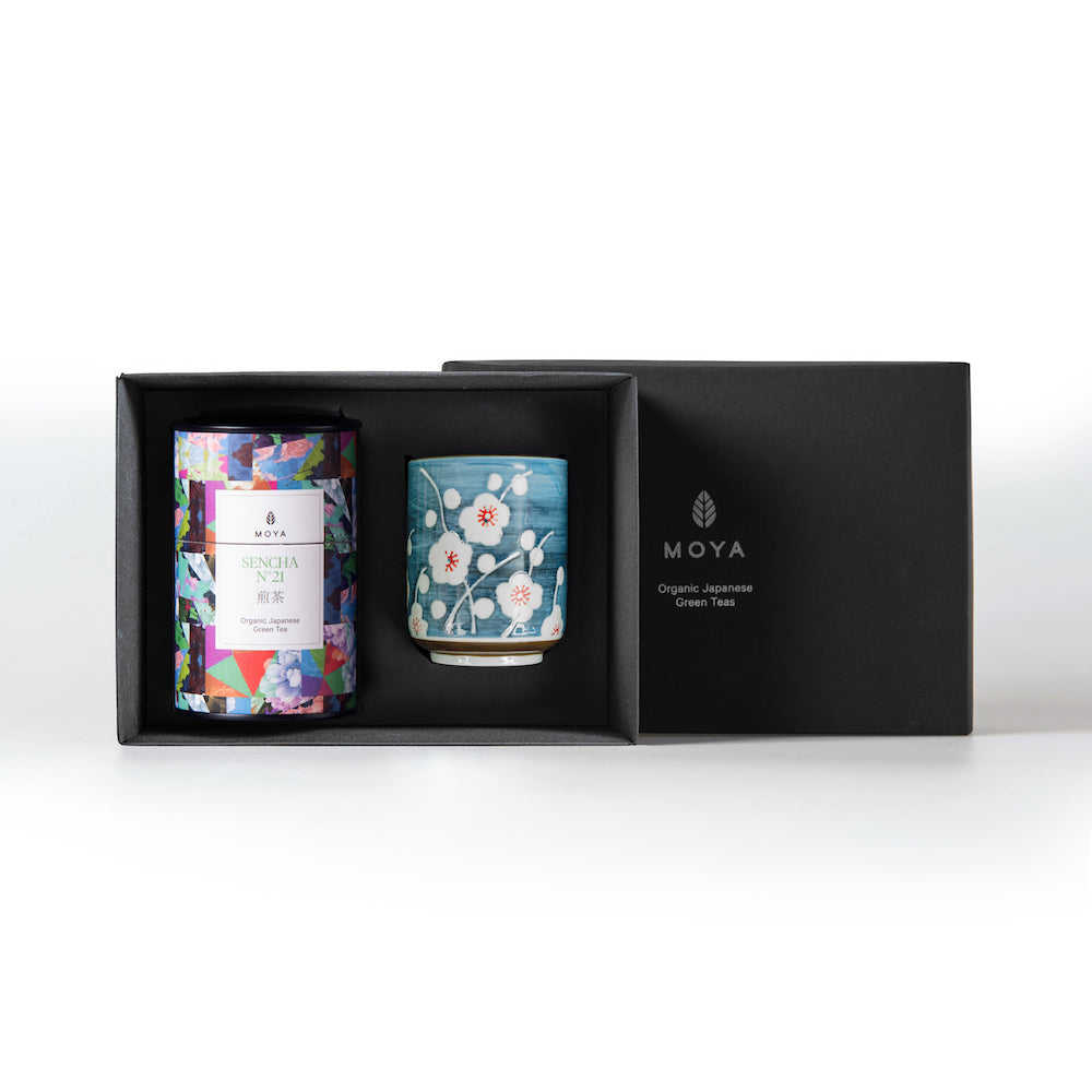 Moya tea & Sogen mug Organic leaf tea set