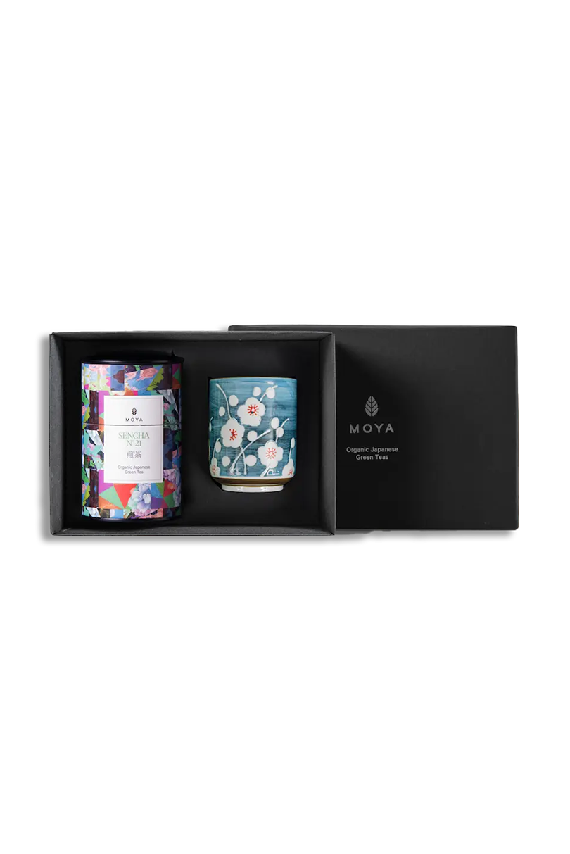 Moya tea & Sogen mug Organic leaf tea set