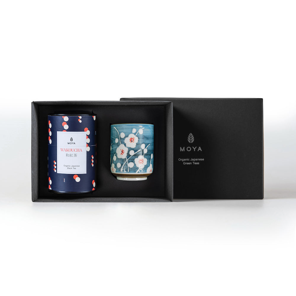 Moya tea & Sogen mug Organic leaf tea set