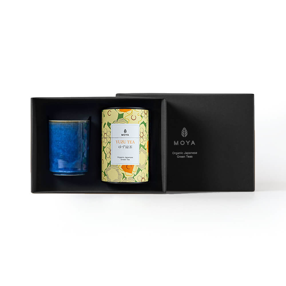 Moya tea & Kaze mug Organic leaf tea set BRAK TŁUMACZENIA