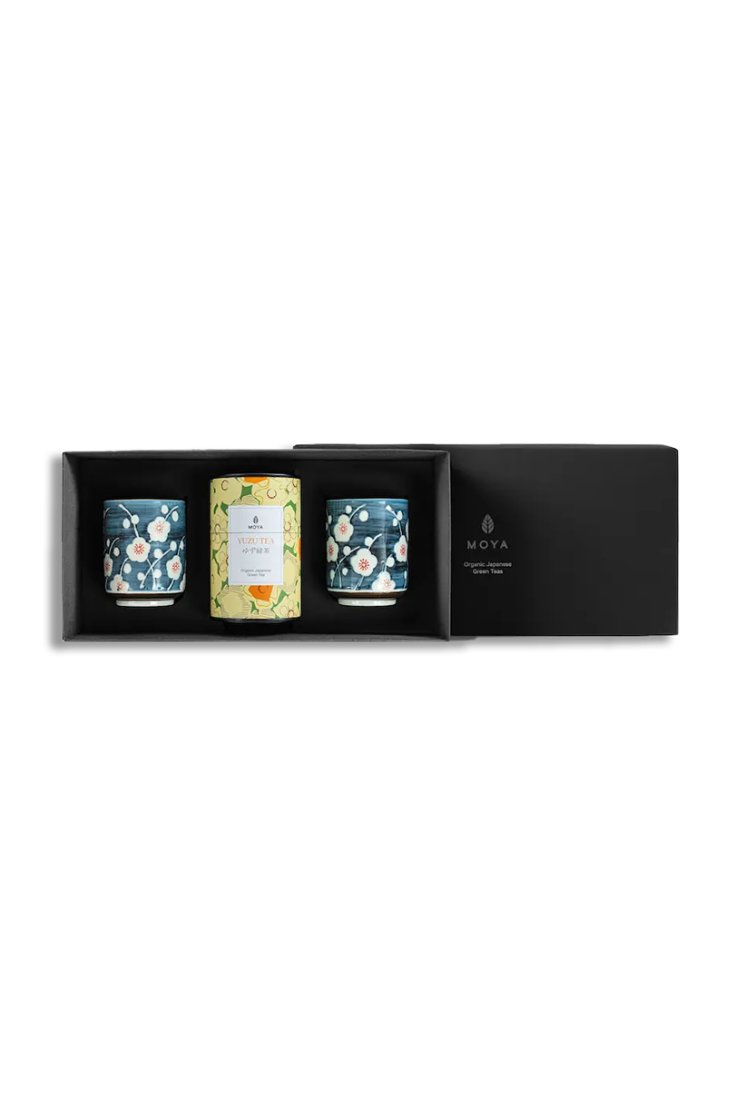 Moya tea & 2 Sogen mug Organic leaf tea set