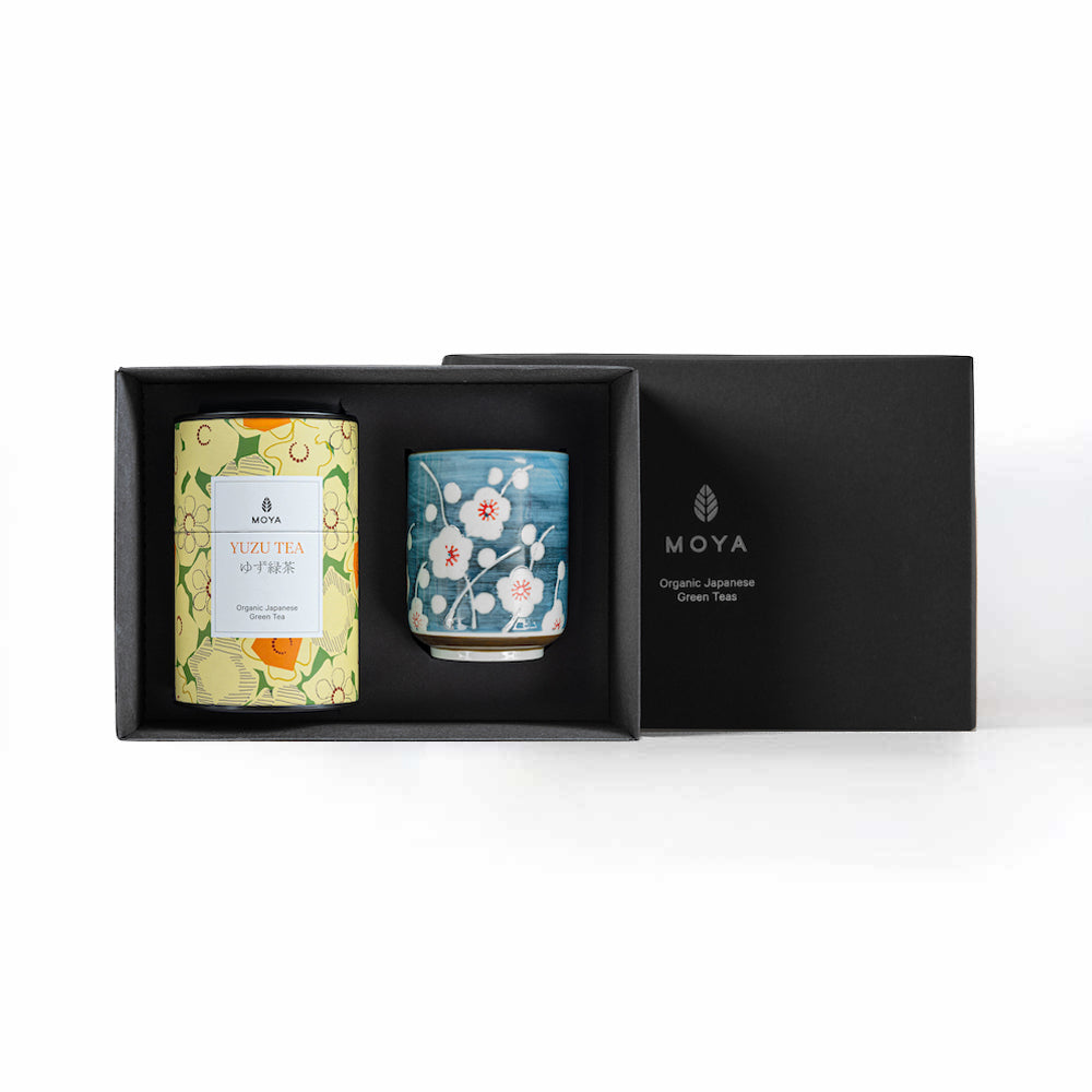 Moya tea & Sogen mug Organic leaf tea set