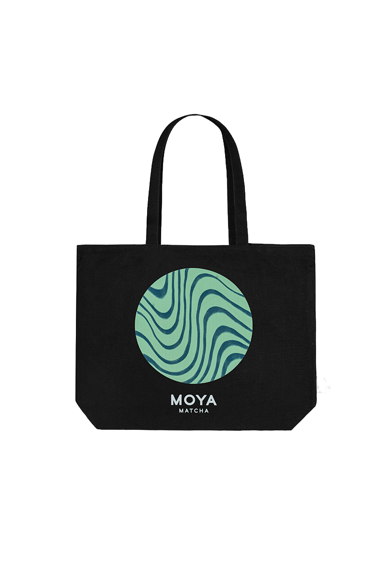 MOYA Black Cotton Tote Bag