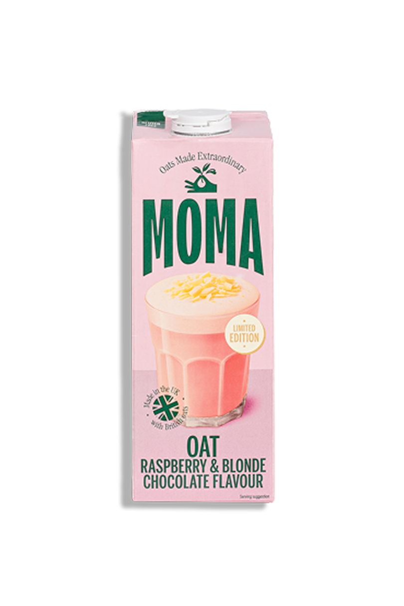MOMA Raspberry & Blonde Chocolate Oat Drink 1L