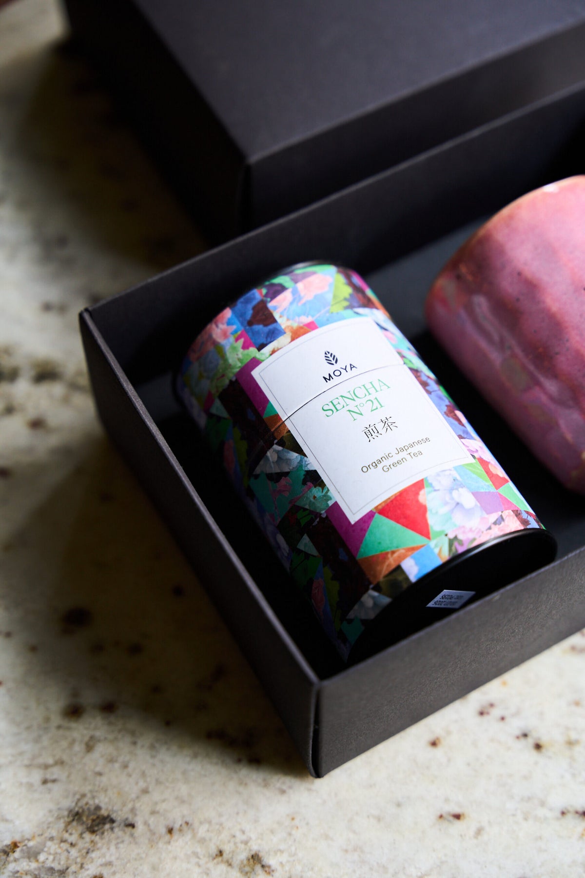 Moya tea & Botan mug Organic leaf tea set