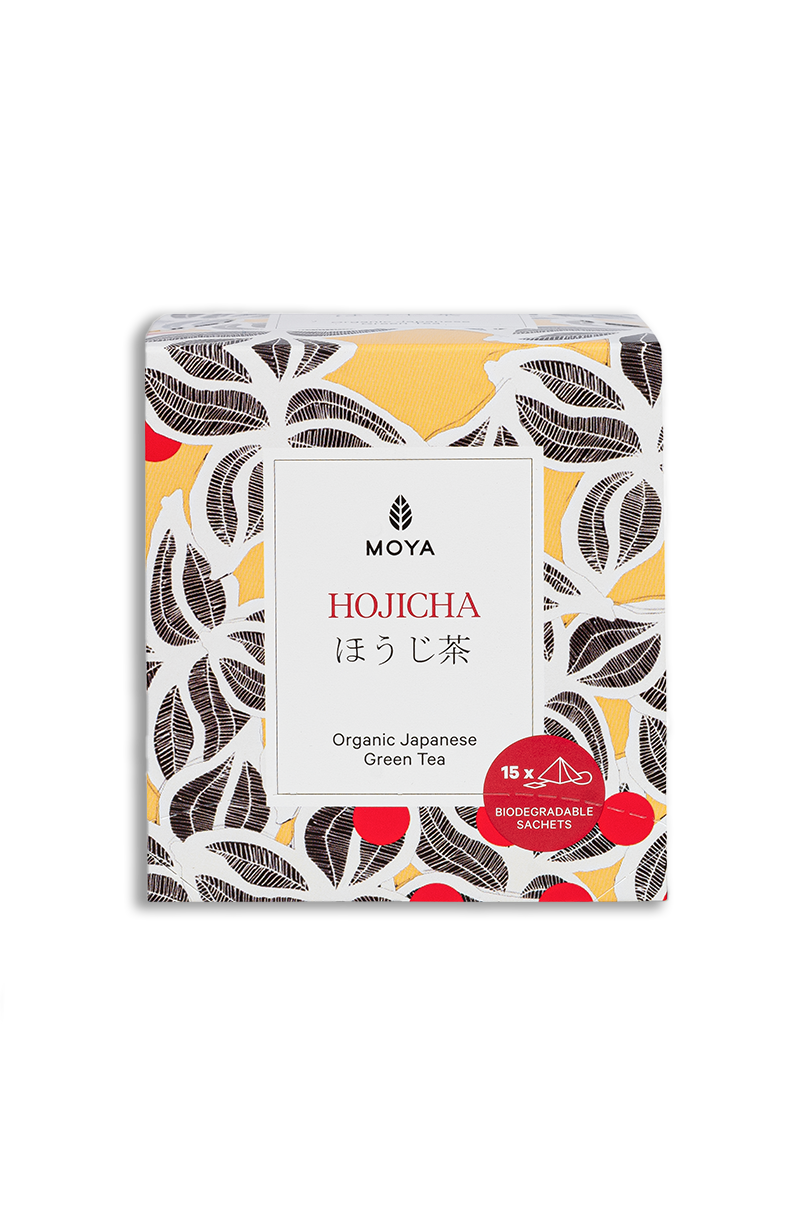 Moya Hojicha Organic Japanese Green Tea in tea bags 15 x 1,5g