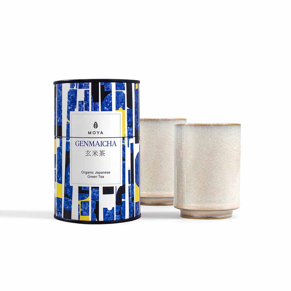 Moya tea & 2 Josei mugs Organic leaf tea set