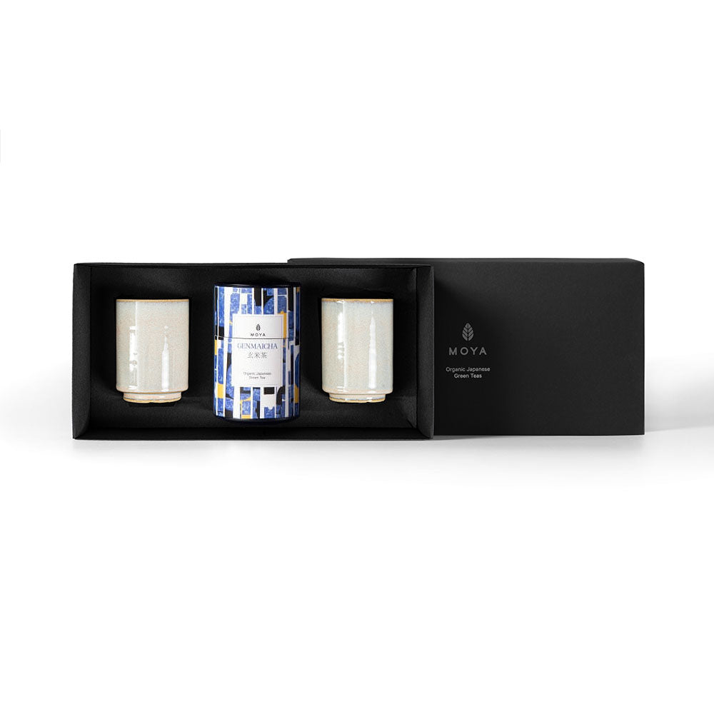 Moya tea & 2 Josei mugs Organic leaf tea set