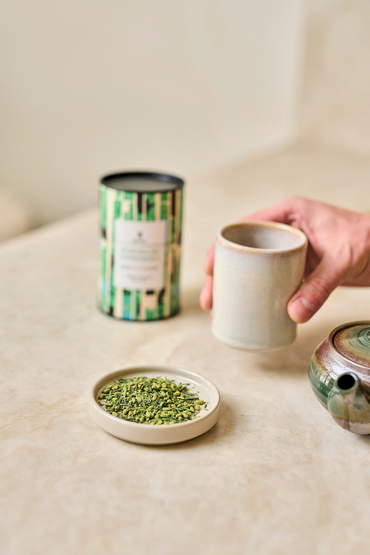 Moya Leaf Green Tea Set Yuzu Tea & Matcha Iri Genmaicha & Hojicha