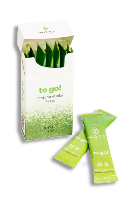 Moya Matcha To Go! Daily organic japanese green tea