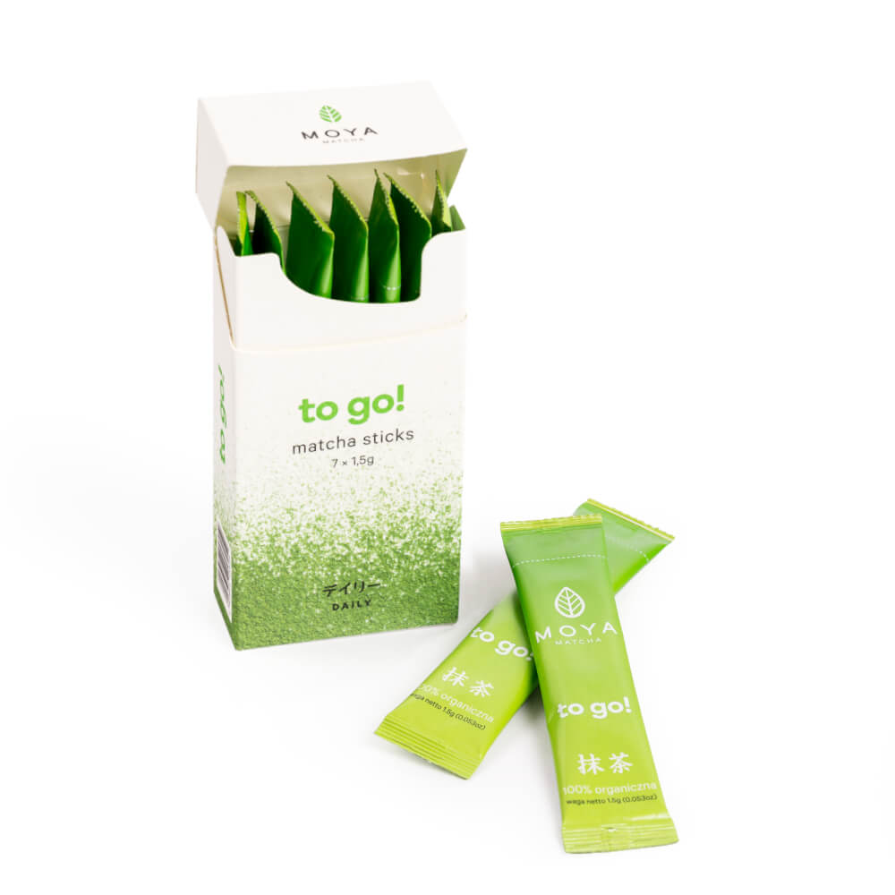Moya Matcha To Go! Daily organic japanese green tea