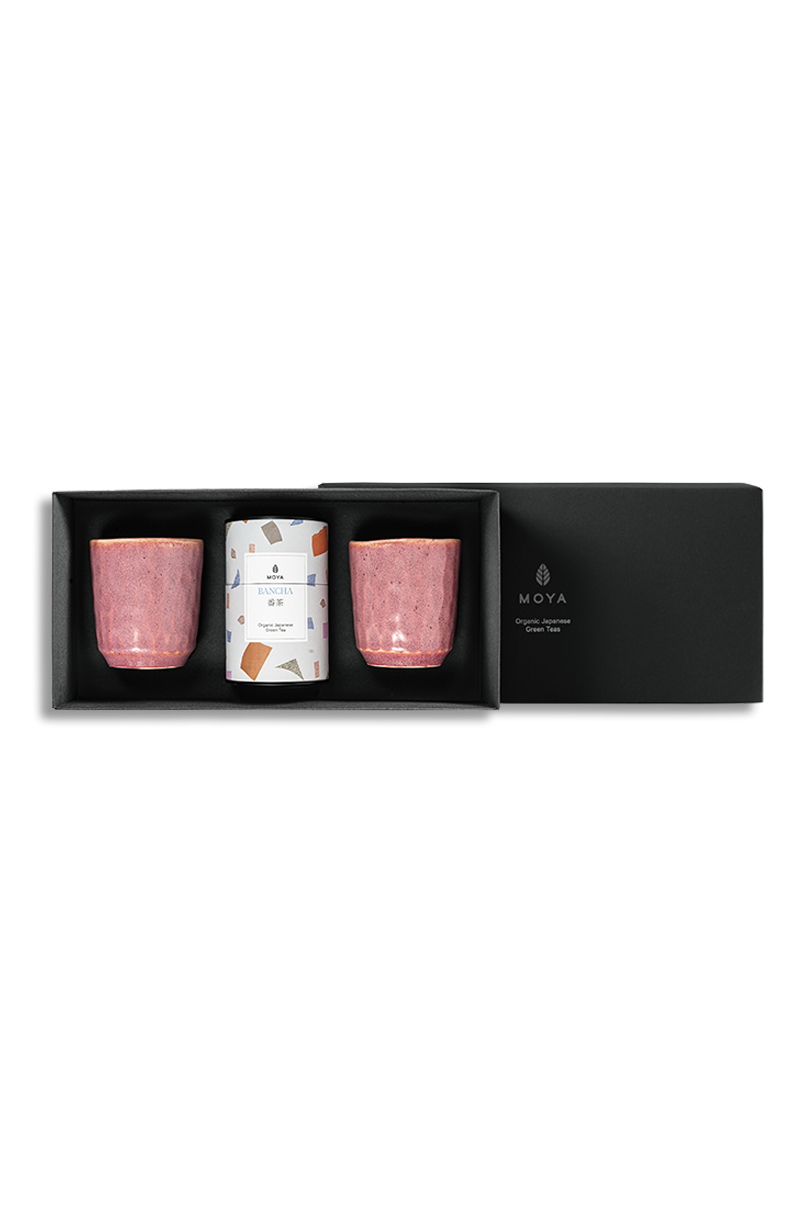 Moya tea & 2 Botan mug Organic leaf tea set