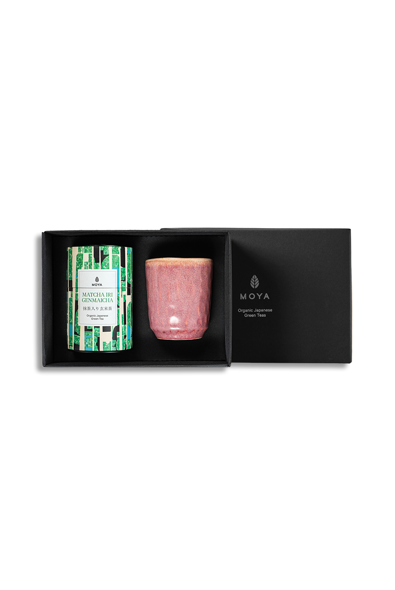 Moya tea & Botan mug Organic leaf tea set