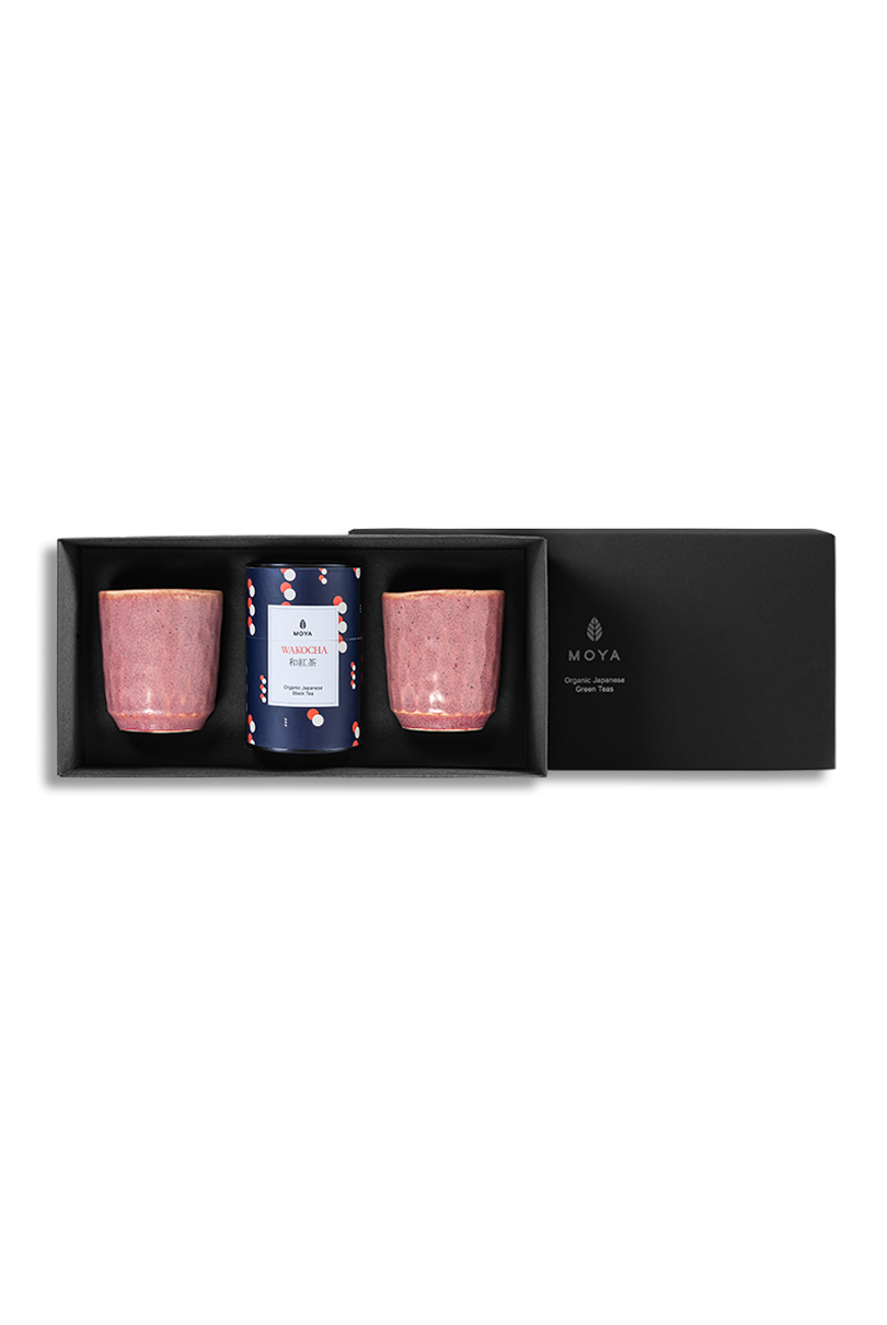 Moya tea & 2 Botan mug Organic leaf tea set