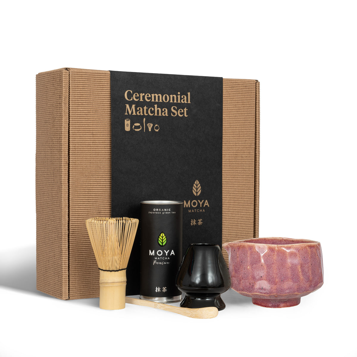 Moya Matcha Ceremonial Set Botan with a spout
