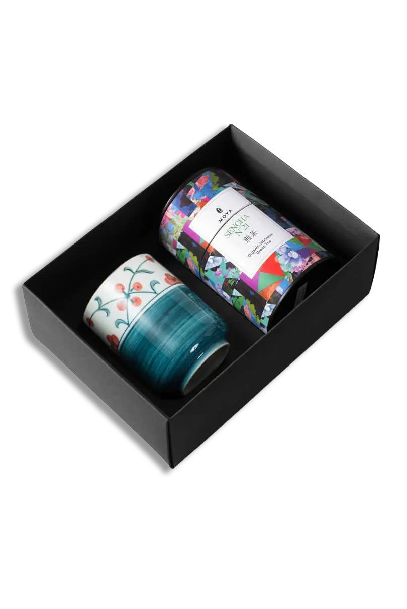Moya tea &amp; Sanza mug Organic leaf tea set