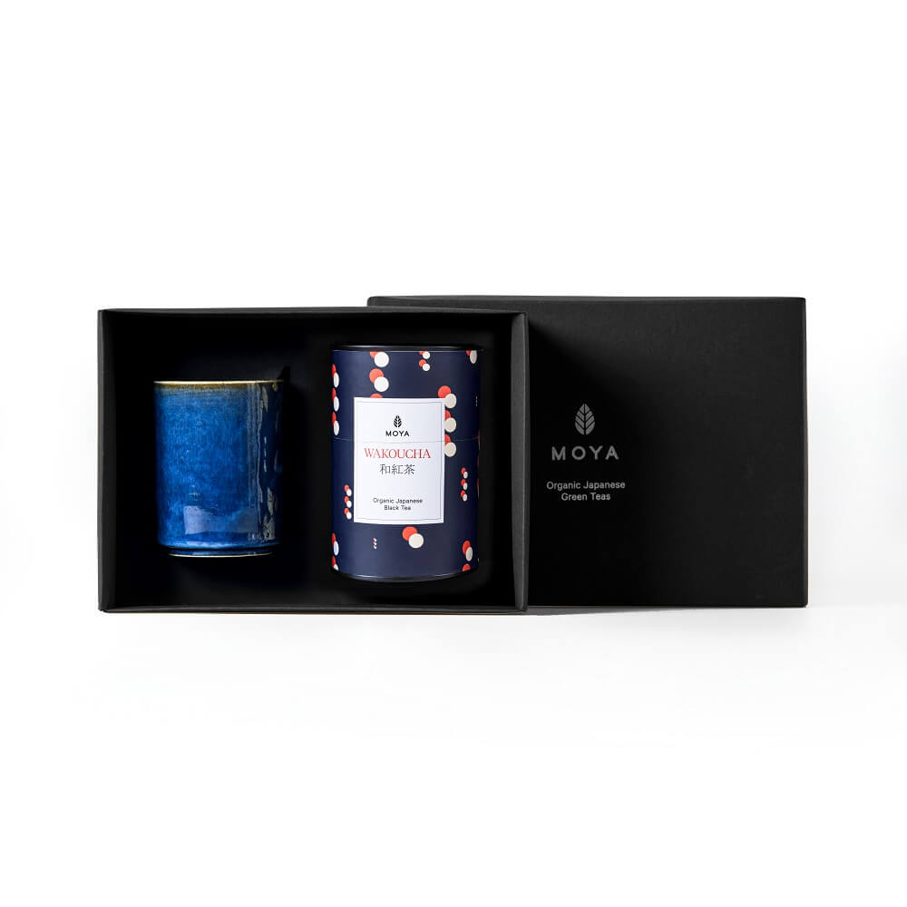 Moya tea &amp; Kaze mug Organic leaf tea set BRAK TŁUMACZENIA