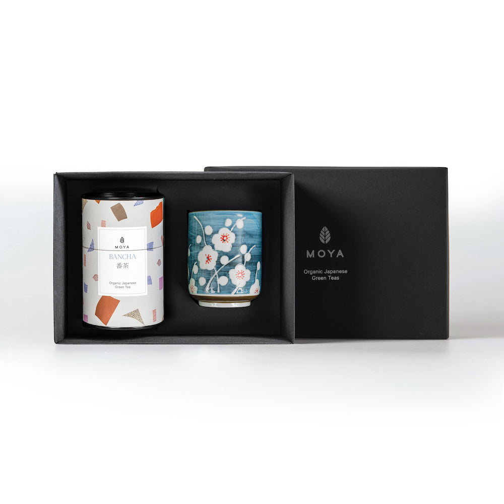 Moya tea &amp; Sogen mug Organic leaf tea set
