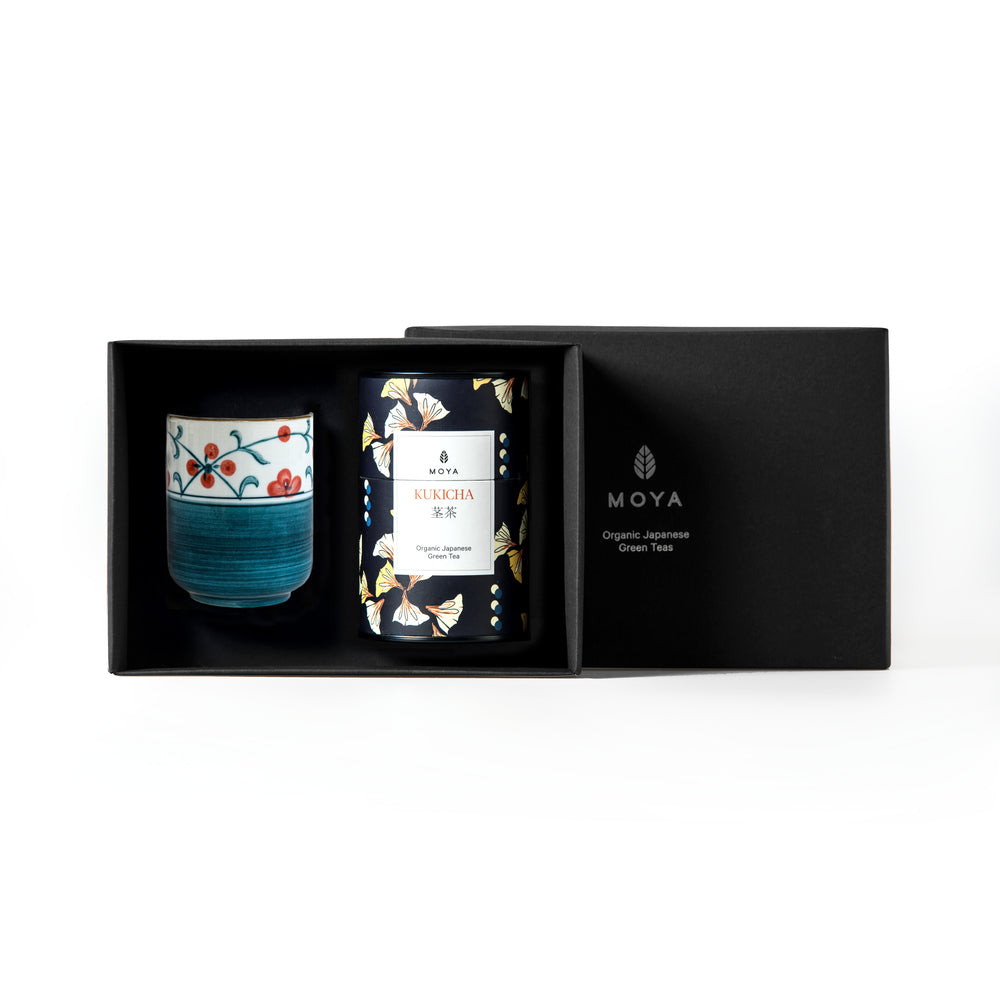 Moya tea &amp; Sanza mug Organic leaf tea set