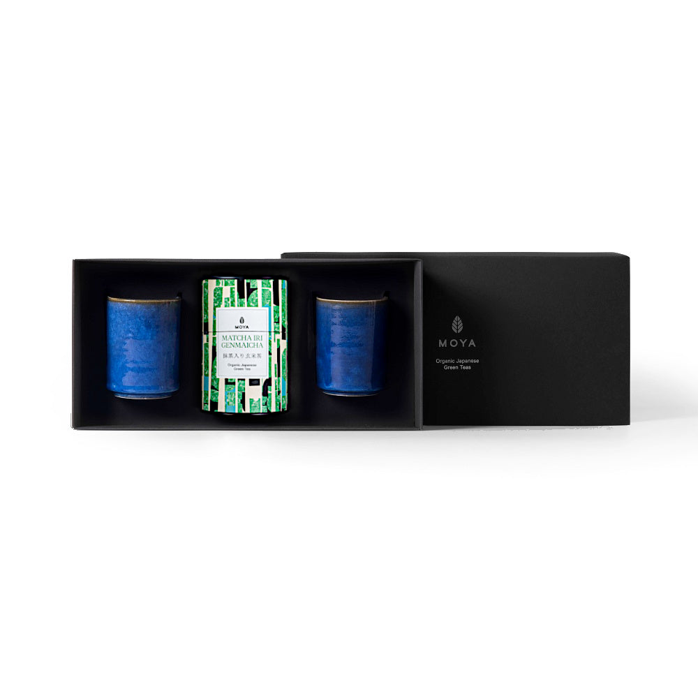 Moya tea &amp; 2 Kaze mugs Organic leaf tea set