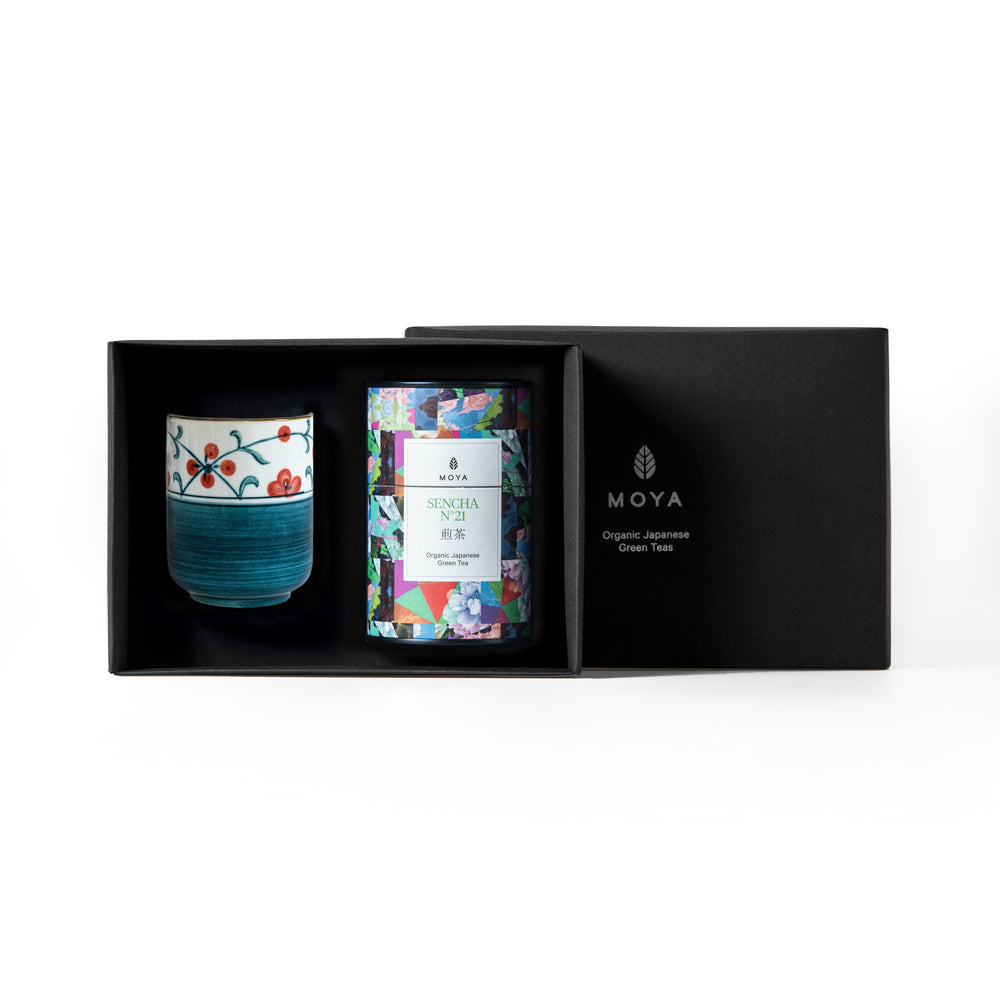 Moya tea &amp; Sanza mug Organic leaf tea set