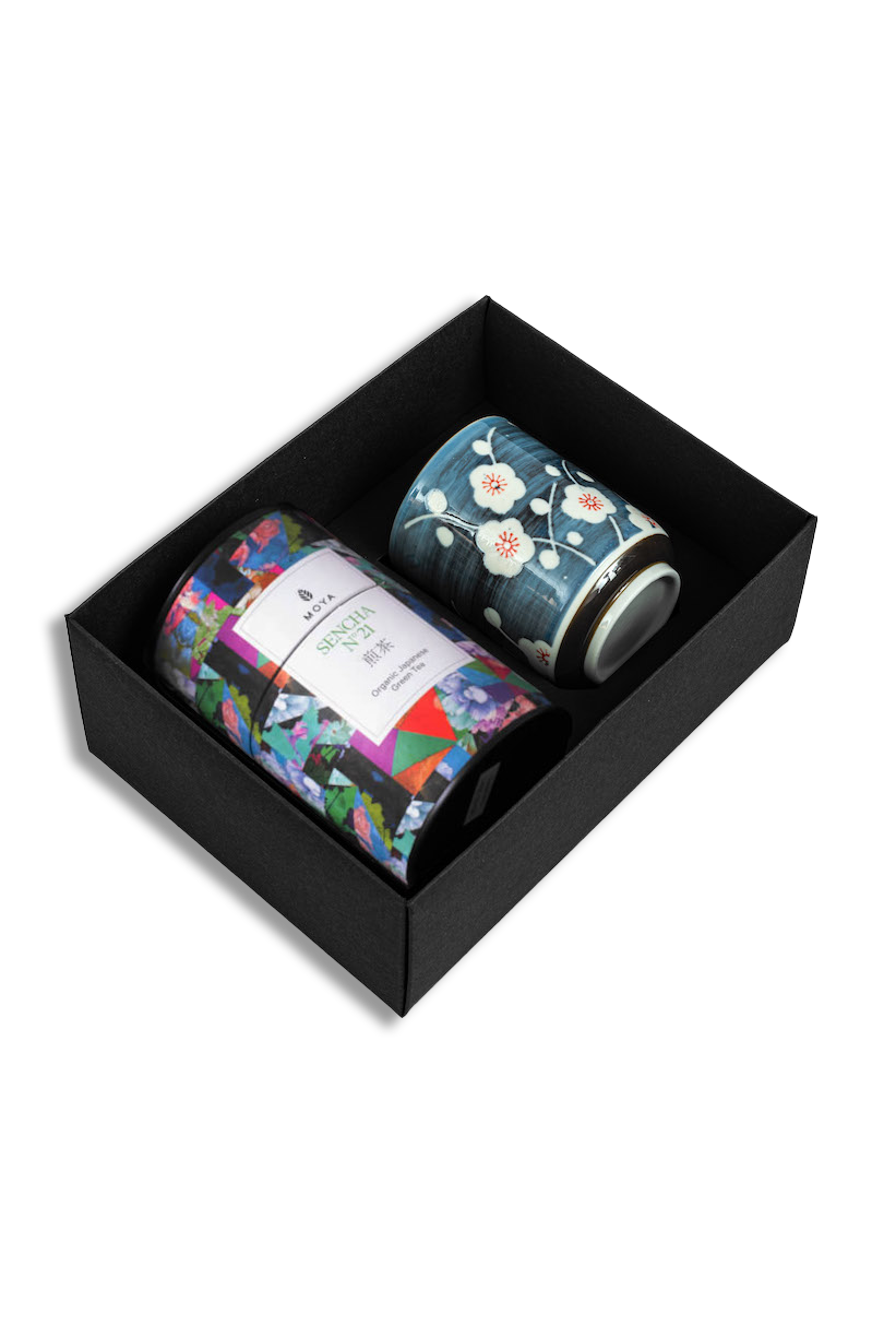Moya tea &amp; Sogen mug Organic leaf tea set