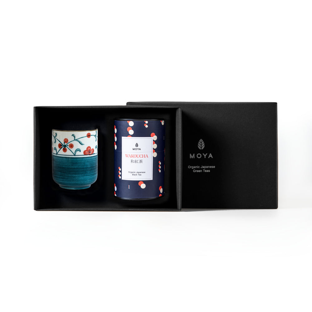 Moya tea &amp; Sanza mug Organic leaf tea set