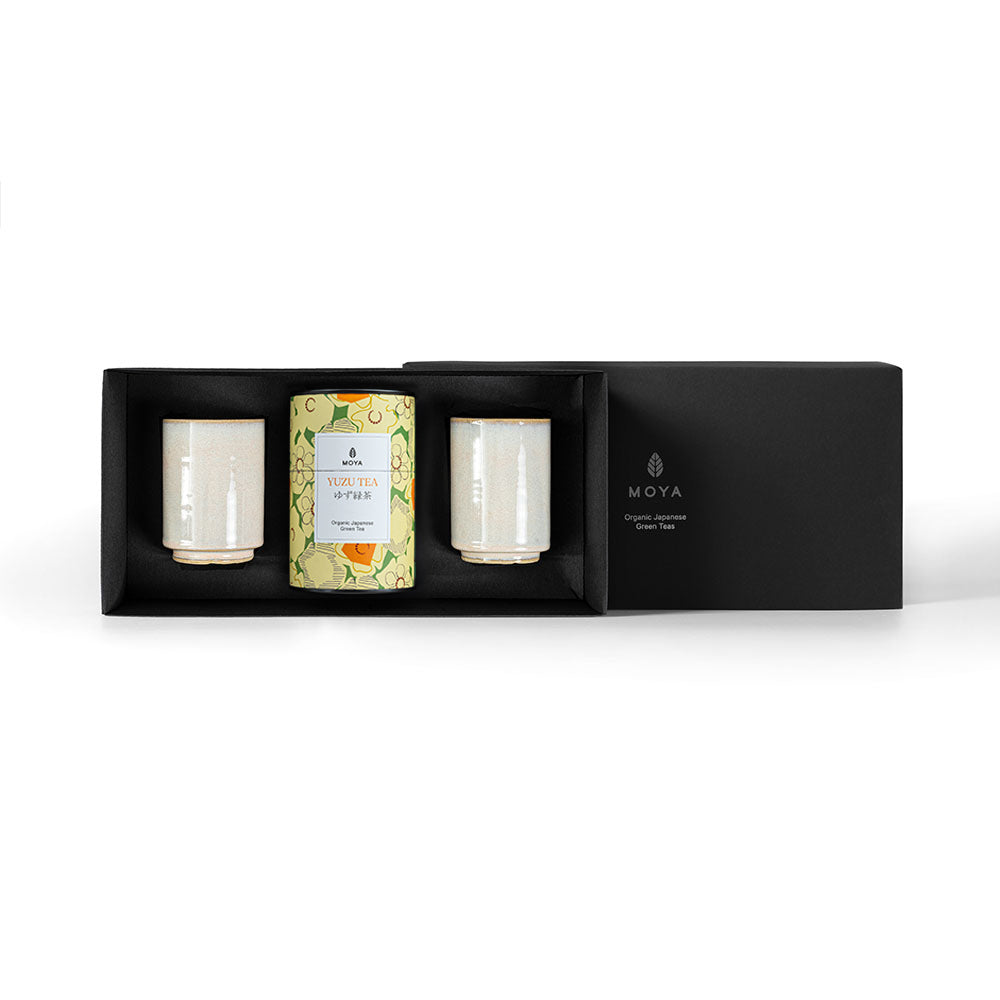 Moya tea &amp; 2 Josei mugs Organic leaf tea set
