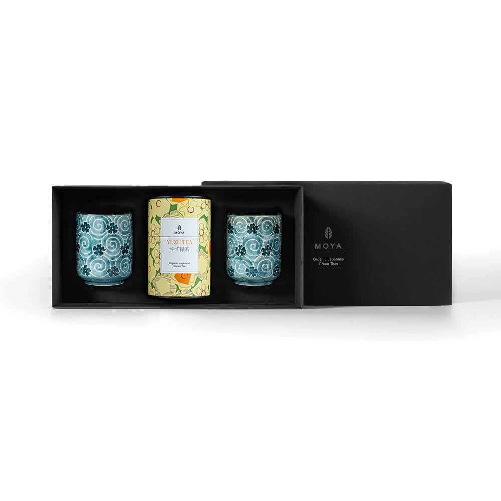 Moya tea &amp; 2 Nenu mugs Organic leaf tea set
