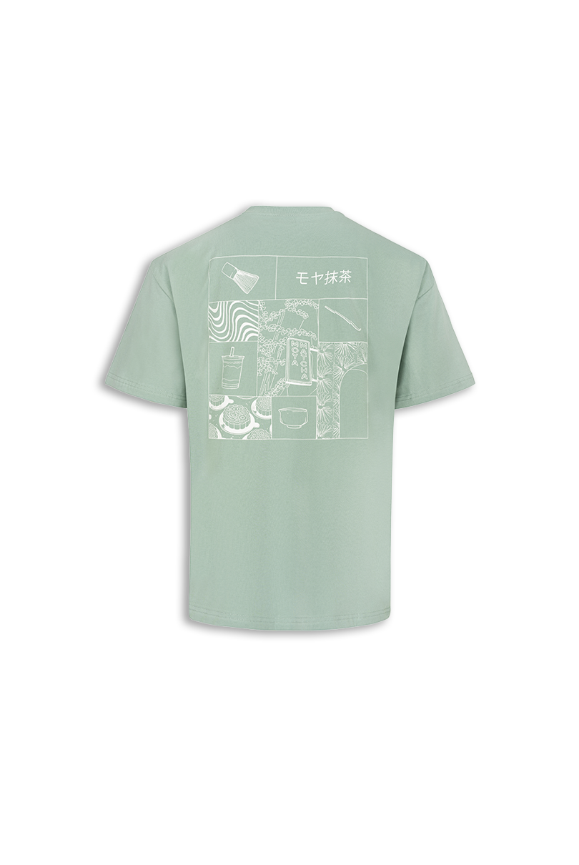 Cotton T-shirt Moya Matcha Latte