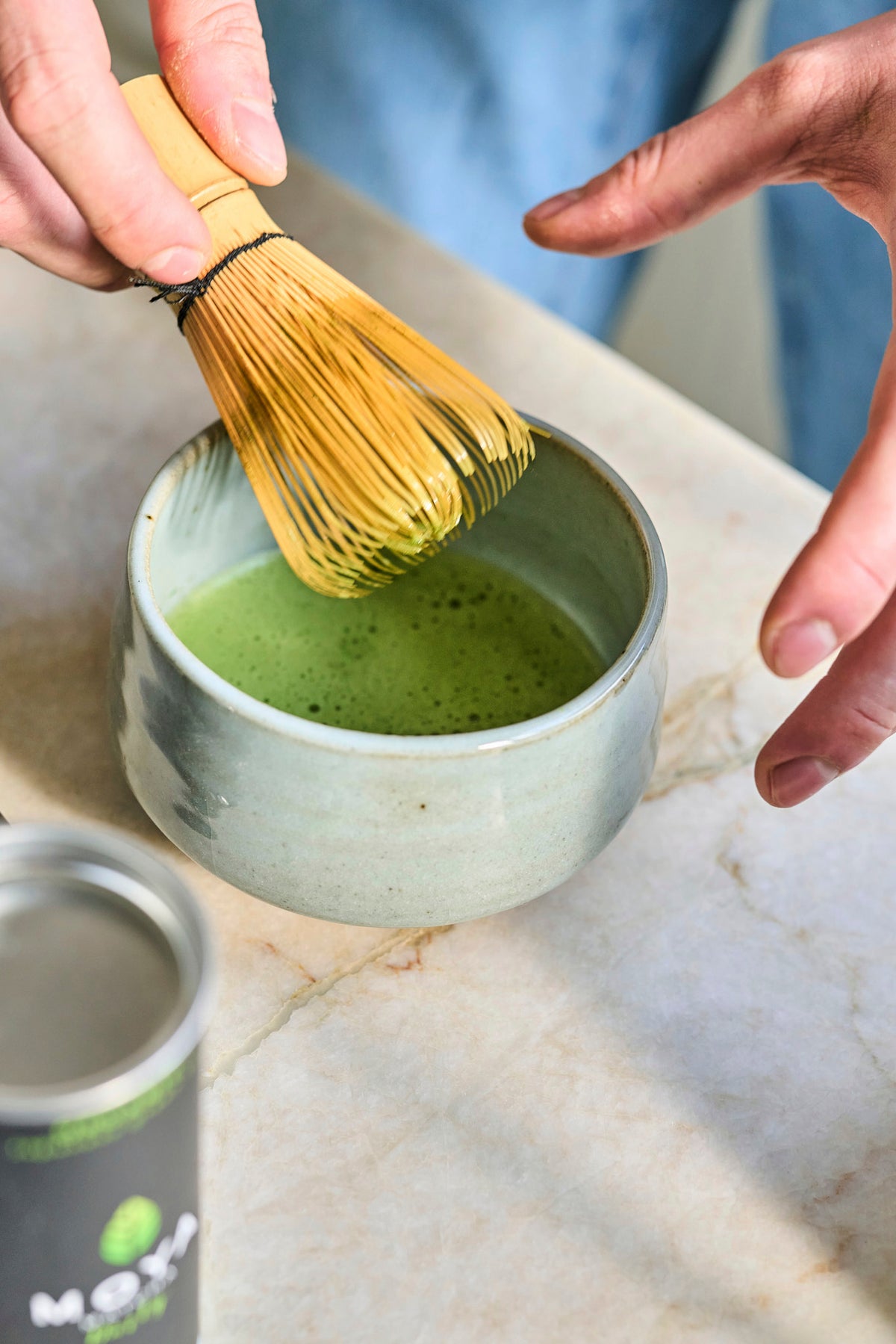Matcha and chasen set