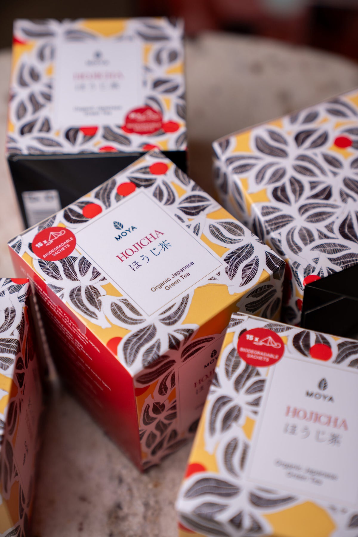 Moya Hojicha Organic Japanese Green Tea in tea bags 15 x 1,5g