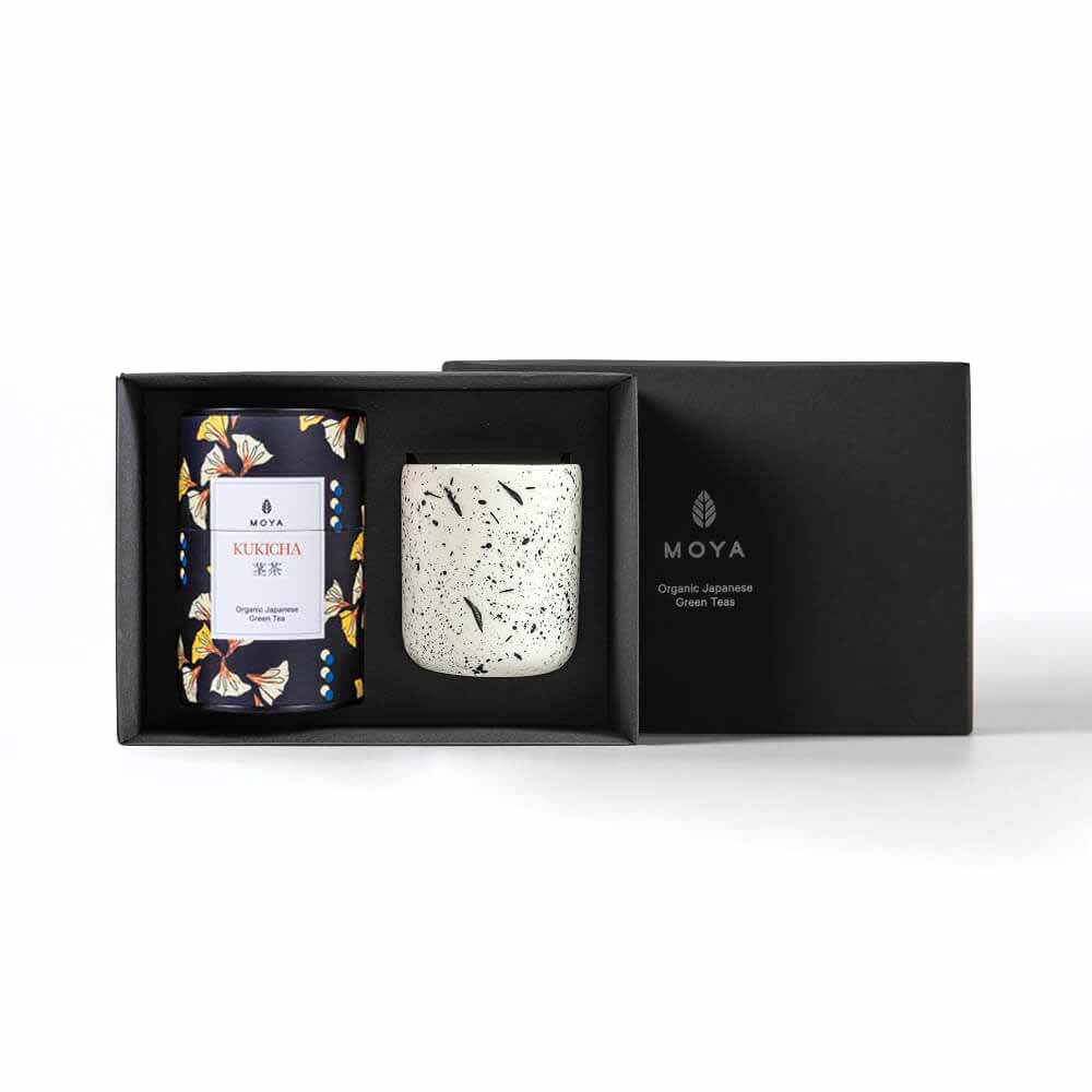 Moya tea &amp; Shimo mug Organic leaf tea set