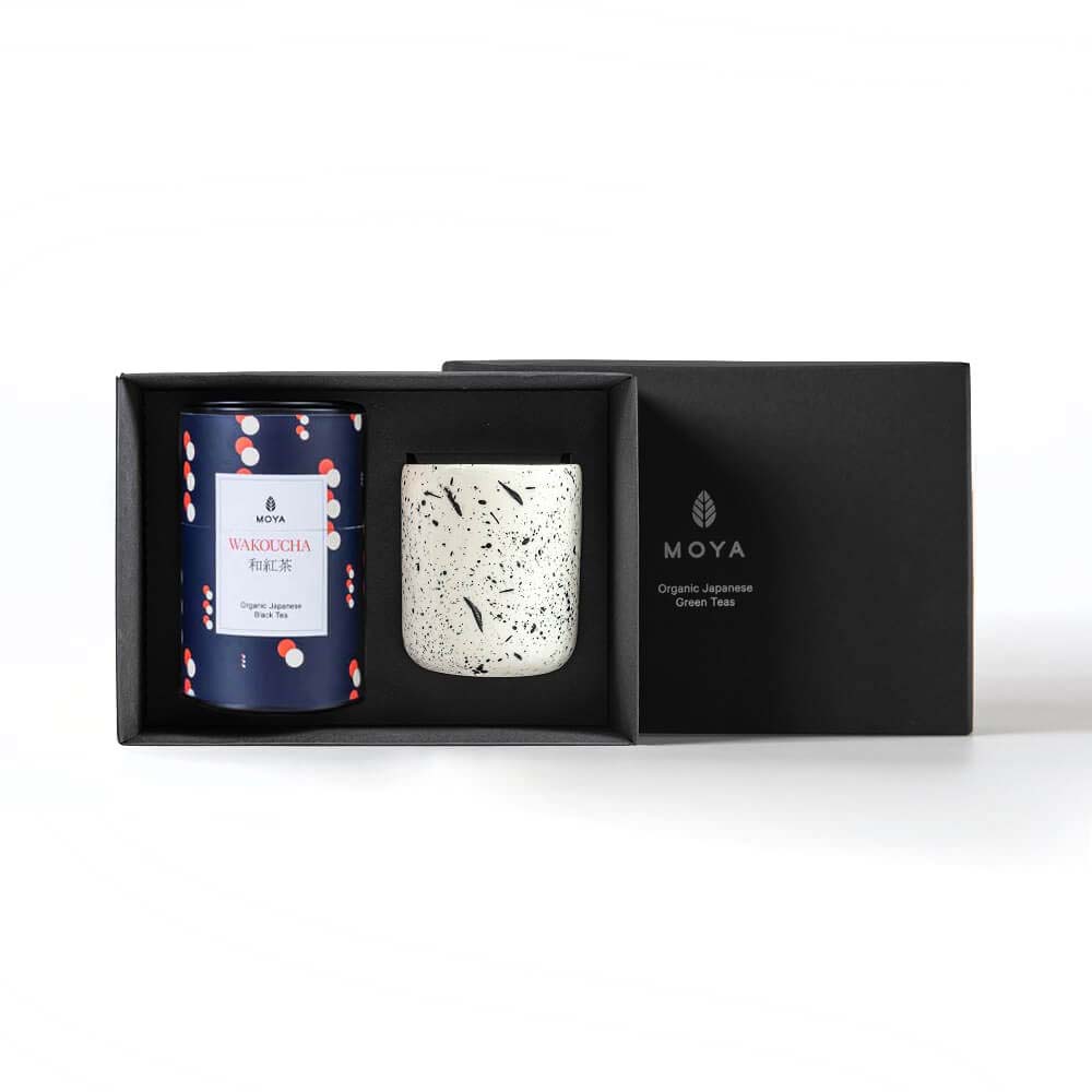 Moya tea &amp; Shimo mug Organic leaf tea set