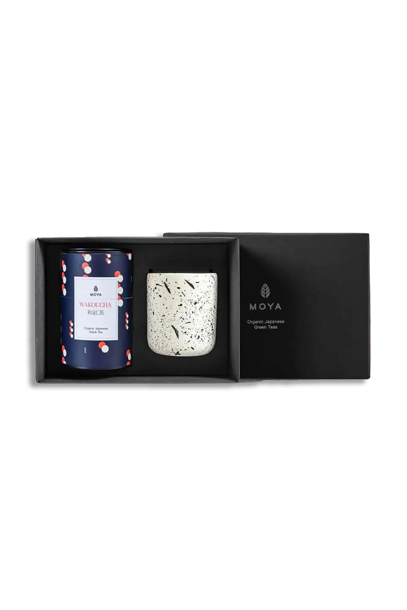 Moya tea &amp; Shimo mug Organic leaf tea set