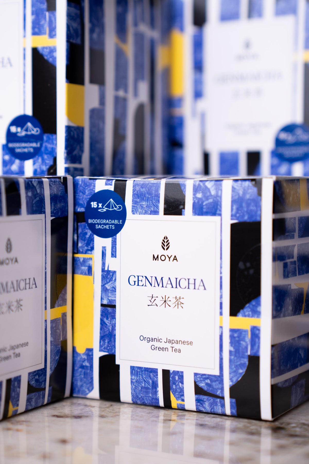 Moya Genmaicha Organic Japanese Green Tea in the bags 15 x 1,5g