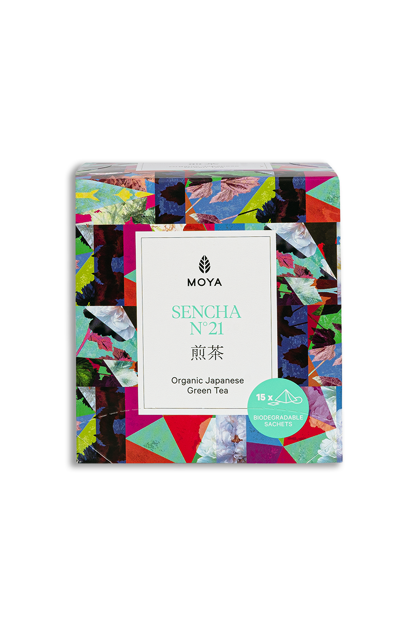 Moya Sencha Organic Japanese Green Tea in tea bags 15 x 1,5g