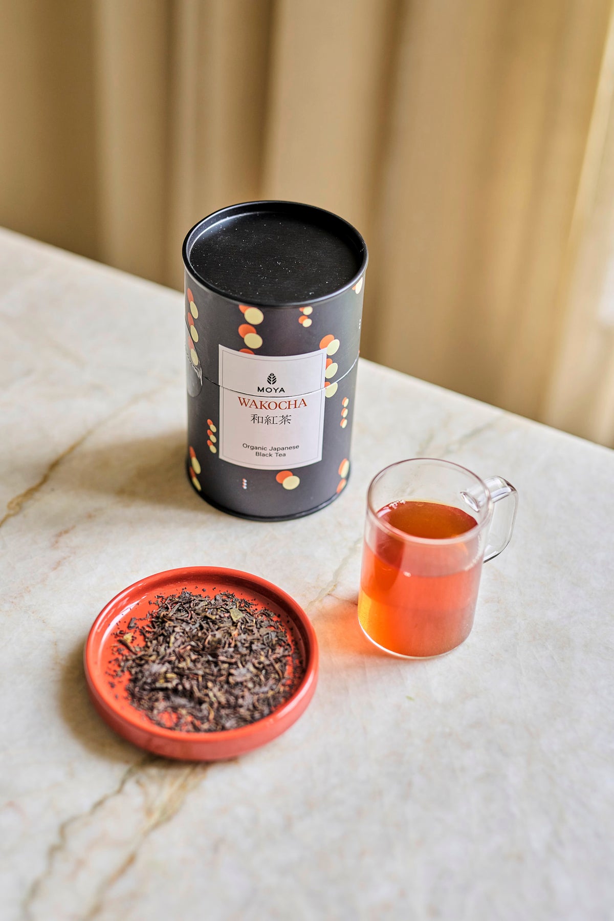Moya tea &amp; 2 Shimo mugs Organic leaf tea set