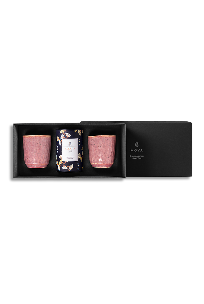 Moya tea &amp; 2 Botan mug Organic leaf tea set