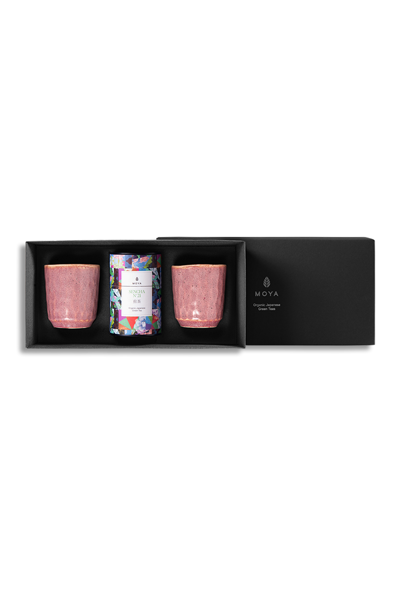Moya tea &amp; 2 Botan mug Organic leaf tea set