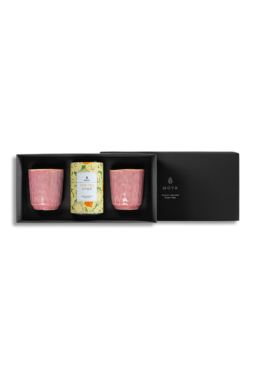 Moya tea &amp; 2 Botan mug Organic leaf tea set